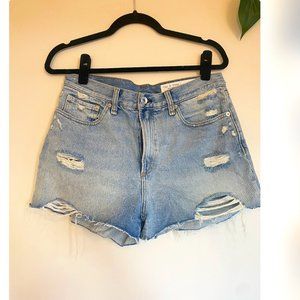 Rag & Bone Distressed Denim Shorts, size 29